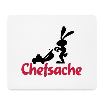 jardin - Tapis de souris (format paysage) - blanc - Devant