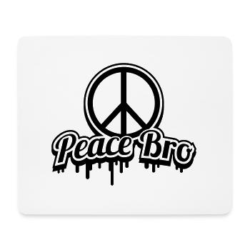pace_bro_ha1 - Tapis de souris (format paysage) - blanc - Devant