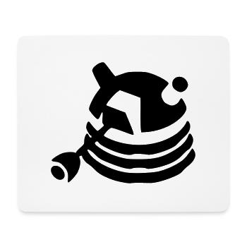 Dalek - Mousepad (Querformat) - Weiß - Vorne