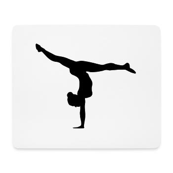 Gymnast, Gymnastics (super cheap!) - Tapis de souris (format paysage) - blanc - Devant