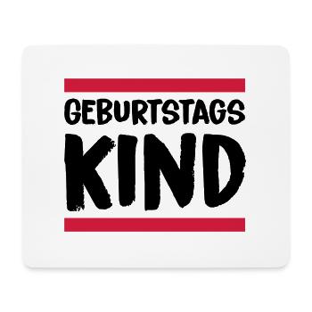 geburtstagskind_002 - Mousepad (Querformat) - Weiß - Vorne