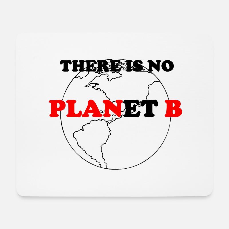 PLANET B - Mouse Pad (horizontal) - white