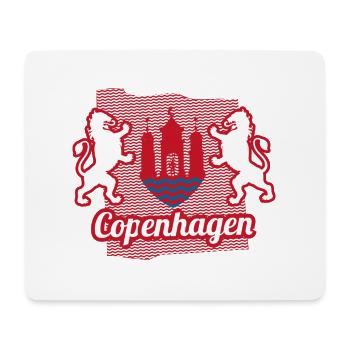 Coat of arms of Copenhagen - Mouse Pad (horizontal) - white - Front