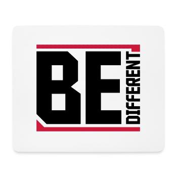 Be different Logo Design - Mouse Pad (horizontal) - white - Front