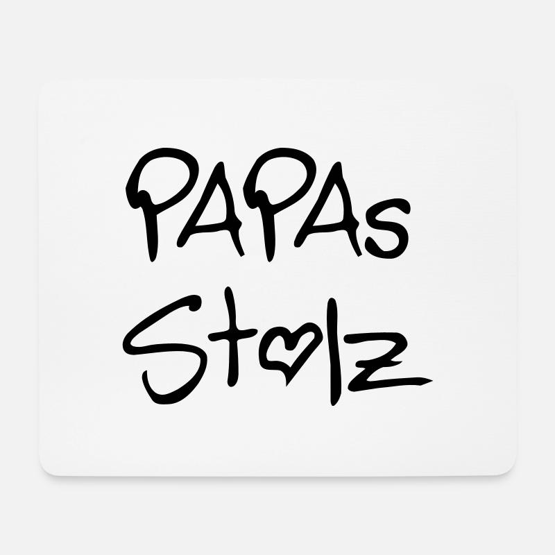 Dad's pride - Mouse Pad (horizontal) - white