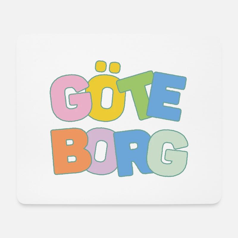 Göteborg - Mousepad (Querformat) - Weiß