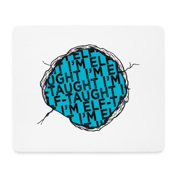 Santa Birthday present Bubaprints Dino Bike Moon - Mouse Pad (horizontal) - white - Front