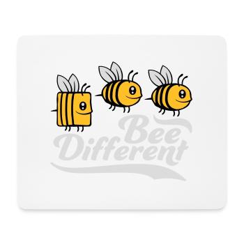 bee citation différente - Tapis de souris (format paysage) - blanc - Devant