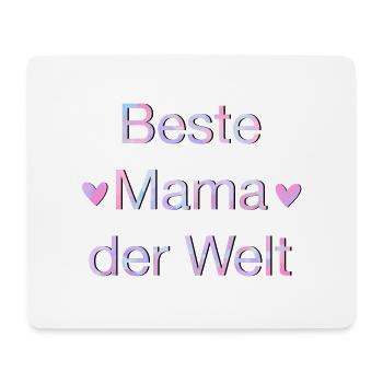 Beste Mama der Welt - Mousepad (Querformat) - Weiß - Vorne