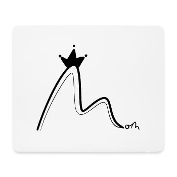 Mom Crown Krone Mutter Mama - Mousepad (Querformat) - Weiß - Vorne