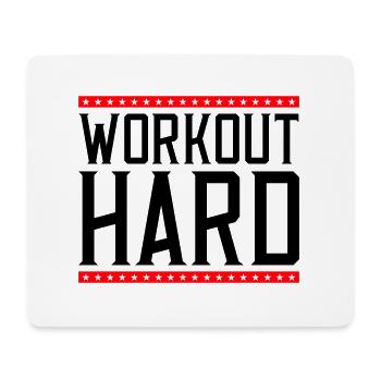 Workout Hard 2 - Mouse Pad (horizontal) - white - Front