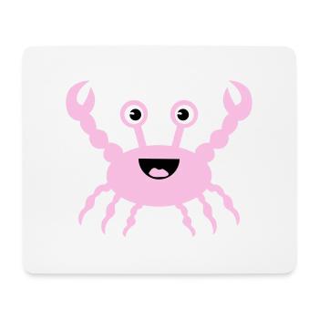 Crab - Mouse Pad (horizontal) - white - Front