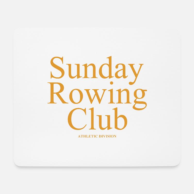 Sunday Rowing Club - Rudern - Ruderer - Ruderin - Mousepad (Querformat) - Weiß