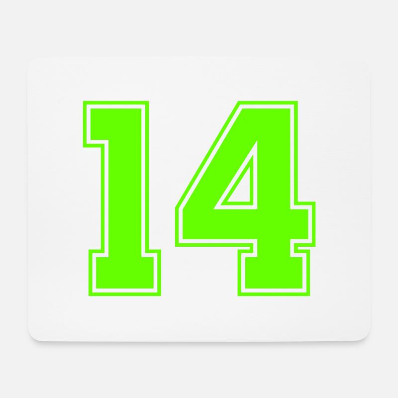 14 - Mousepad (Querformat) - Weiß