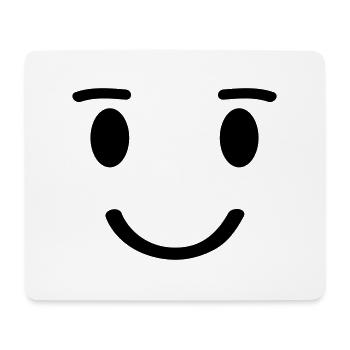 smileface - Mousepad (Querformat) - Weiß - Vorne