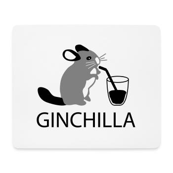 ginchilla - Gin et de refroidissement - Tapis de souris (format paysage) - blanc - Devant