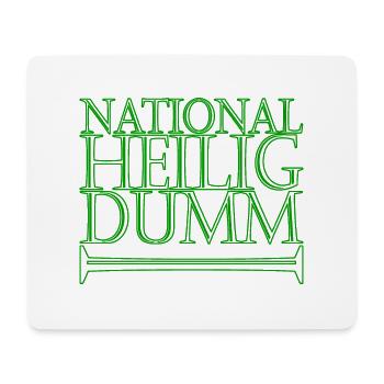 nationalheiligdumm gruen - Mousepad (Querformat) - Weiß - Vorne
