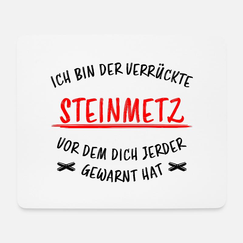 Steinmetz Lustiger Spruch Steinbildhauer Geschenk - Mousepad (Querformat) - Weiß