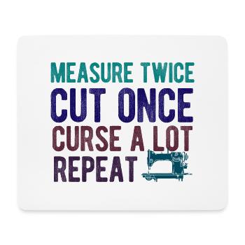 Nähen Und Schneidern Für Näher - Mousepad (Querformat) - Weiß - Vorne