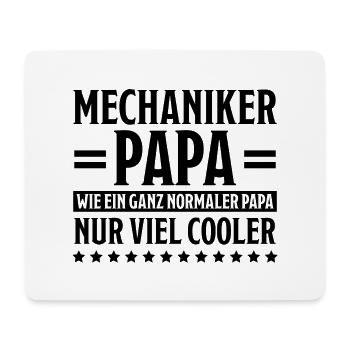 Mechaniker Spruch Papa Lustige Mechaniker Geschenk - Mousepad (Querformat) - Weiß - Vorne