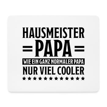 Hausmeister Lustiger Spruch Hausverwalter Geschenk - Mousepad (Querformat) - Weiß - Vorne