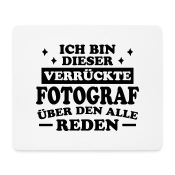 Fotograf Lustiger Spruch Beruf Fotografen Geschenk - Mousepad (Querformat) - Weiß - Vorne