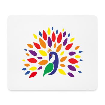 Peacock - Mouse Pad (horizontal) - white - Front