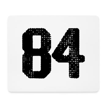 84 number jersey - Mouse Pad (horizontal) - white - Front