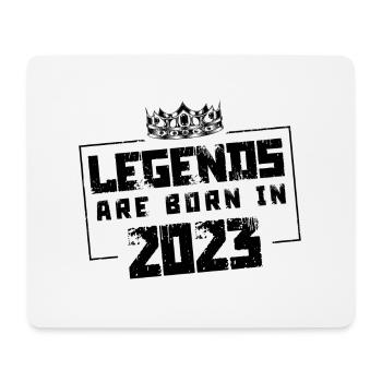 2023 legends born in - Mouse Pad (horizontal) - white - Front