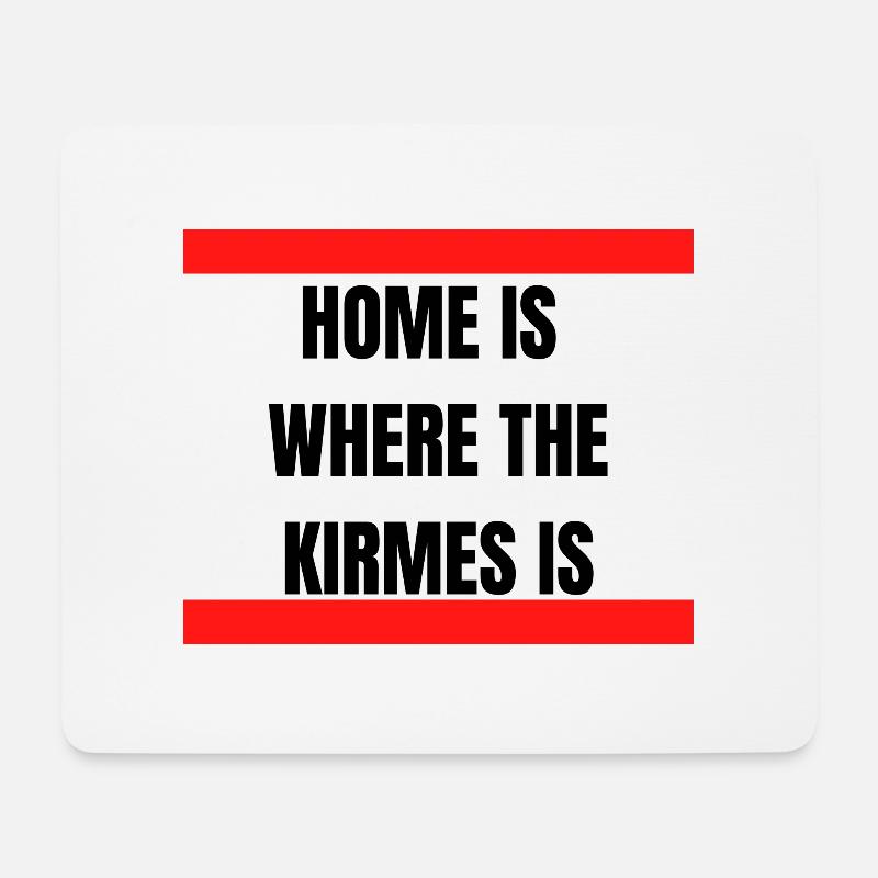 Kirmes - Mousepad (Querformat) - Weiß