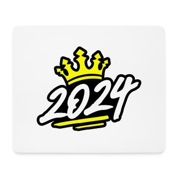 2024 Krone - Mousepad (Querformat) - Weiß - Vorne