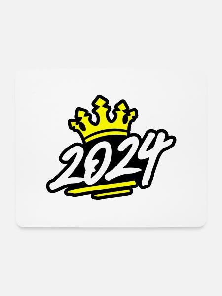 2024 Krone - Mousepad (Querformat) - Weiß
