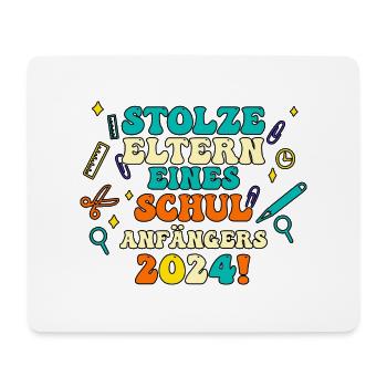 Parents School Child Primary School First Grade Enrollment - Mouse Pad (horizontal) - white - Front