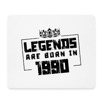 1990 Legends Born in - Mouse Pad (horizontal) - white - Front