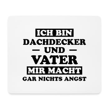 Dachdecker Handwerker Spruch Dachdecker Geschenk - Mousepad (Querformat) - Weiß - Vorne