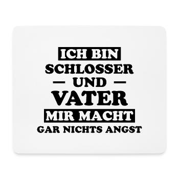 Schlosser Beruf Lustiger Spruch Schlosser Geschenk - Mousepad (Querformat) - Weiß - Vorne