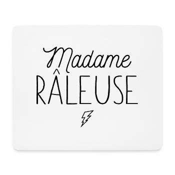 MADAME RALEUSE - Tapis de souris (format paysage) - blanc - Devant
