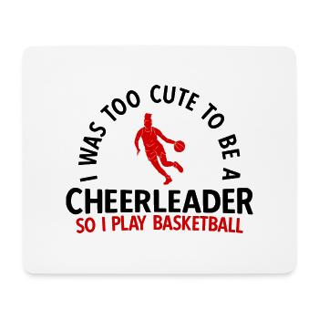 Basketball - Mousepad (Querformat) - Weiß - Vorne