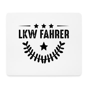 Truck Driver Profession - Mouse Pad (horizontal) - white - Front