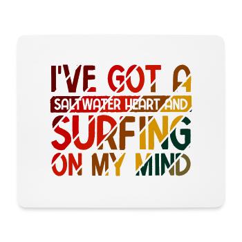 Surfen Wellenreiten Für Surfing - Mousepad (Querformat) - Weiß - Vorne
