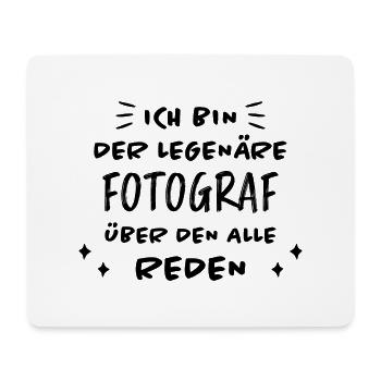 Fotograf Lustiger Spruch Beruf Fotografen Geschenk - Mousepad (Querformat) - Weiß - Vorne