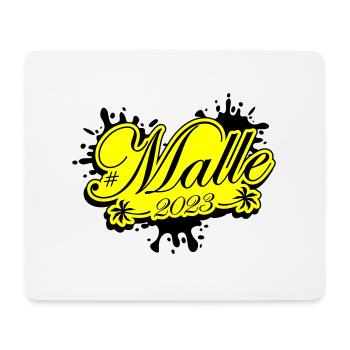 Malle 2023 Palier - Tapis de souris (format paysage) - blanc - Devant