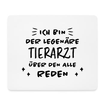 Tierarzt Lustige Spruch Beruf Tierarzt Geschenk - Mousepad (Querformat) - Weiß - Vorne