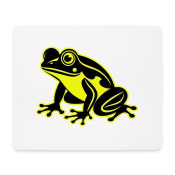 Frog Icon - Mouse Pad (horizontal) - white - Front