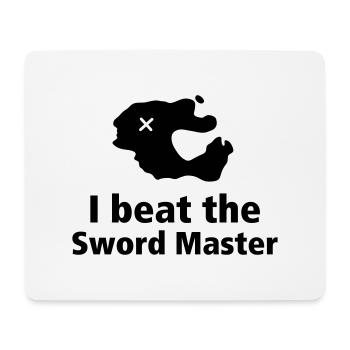 J'ai battu le maître de l'épée - Sword Master Monkey - Tapis de souris (format paysage) - blanc - Devant