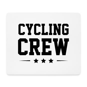 Cycling Crew - Mouse Pad (horizontal) - white - Front