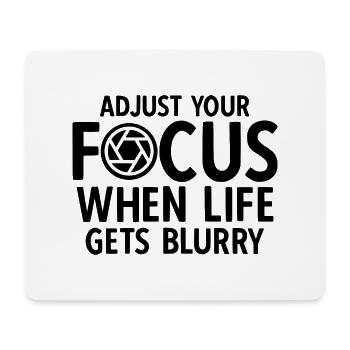 Fotografie Fotograf - Mousepad (Querformat) - Weiß - Vorne