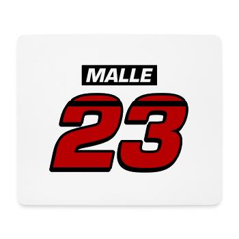 Malle 23 - Tapis de souris (format paysage) - blanc - Devant