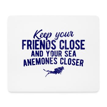 Apnoetaucher Freitaucher Taucher - Mousepad (Querformat) - Weiß - Vorne