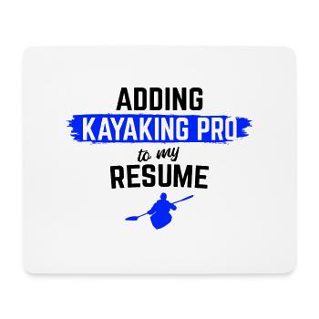 Paddel-Boot Kanu-Fahrer Für Kajak - Mousepad (Querformat) - Weiß - Vorne